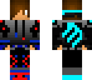blue red monster