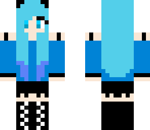 beautiful aqua girl