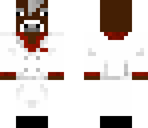 cow in white suit