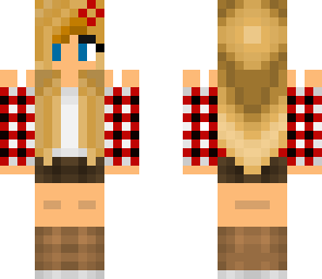cute farmer girl blond