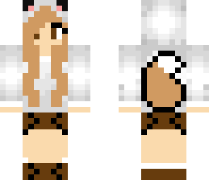 wolf girl brown