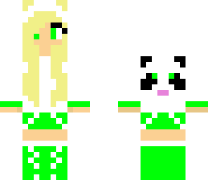 lime panda girl