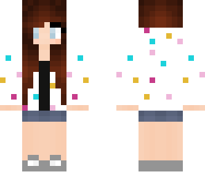 spotty girl x3