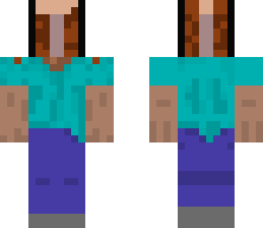 crafting table head steve