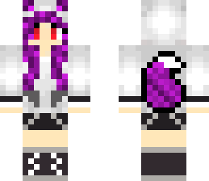purple fox girl