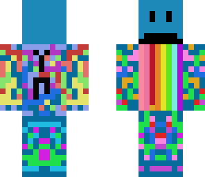 dude throwing up a rainbow