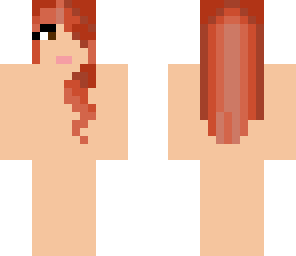 red haired girl template
