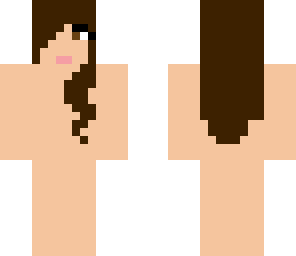 dark brown hair girl template