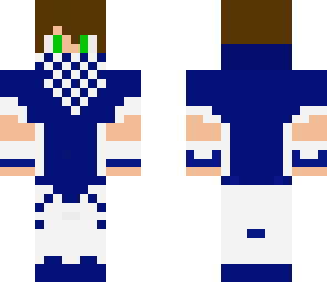 cool guy blue and white