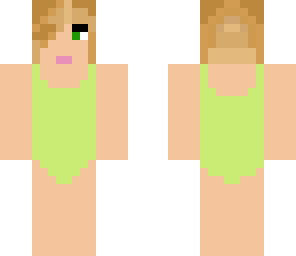 lime green swinsuit