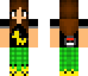 pj mc pikachu girl