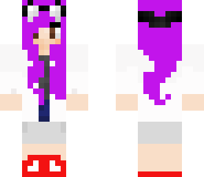 purple haired scientist