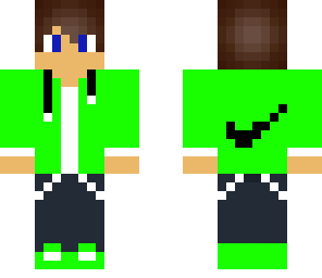 neon green nike boy