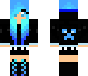 blue creeper girl