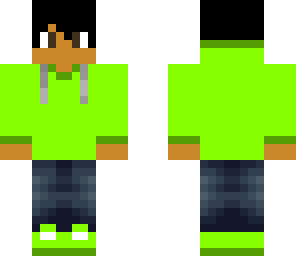 lime green hoodie