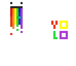 rainbow girl