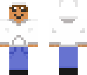 boy in white hoodie