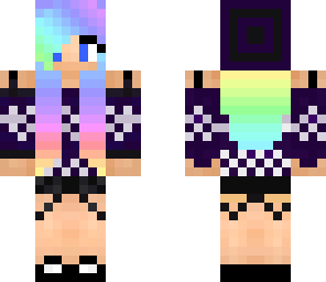 rainbow beanie girl imauzi original