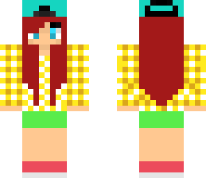 aqua hat cool girl