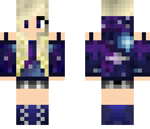 blonde galaxy girl