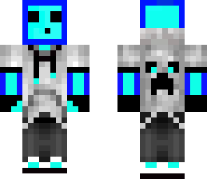 blue slime person