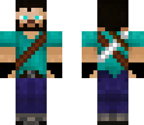 hunter steve iron sword