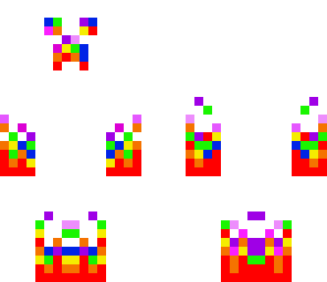 white rainbow creeper