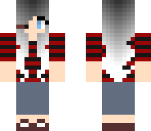 girl with red headphones