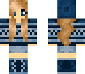 blue beanie girl