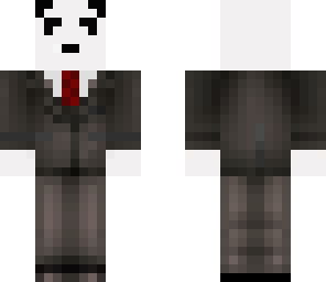 panda in a suit