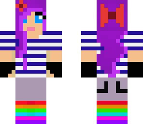 pretty rainbow girl