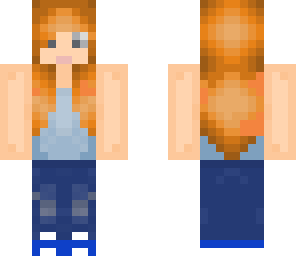 blue woman