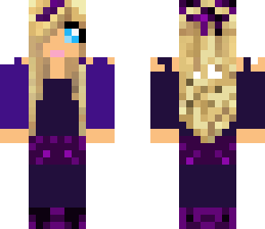 purple perfect girl skin
