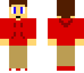 cool red jacket kid simple