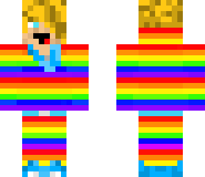 mine skin rainbow