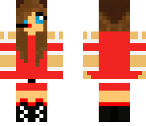 christmas girl with headphones