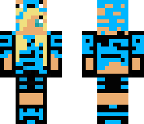 blonde blue tiger girl hoodie