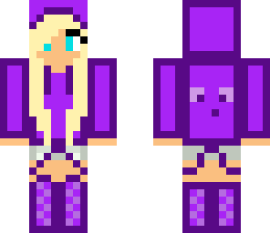 purple slime girl