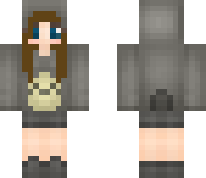 totoro girl brunette