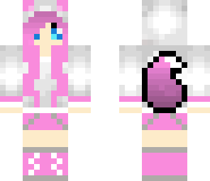 pink wolf girl