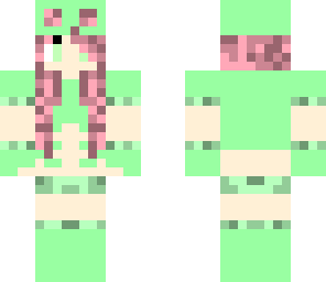 slime girl w skeleton girl