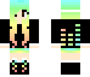 edit of rainbow girl