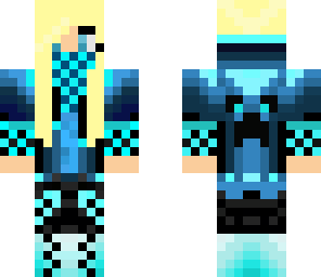 edited cool blue girl