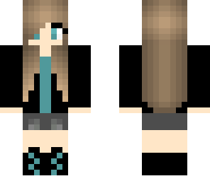cute teal girl