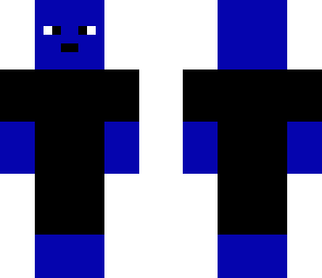 blue man