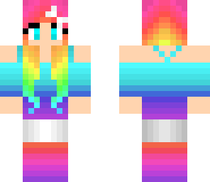 rainbow girl