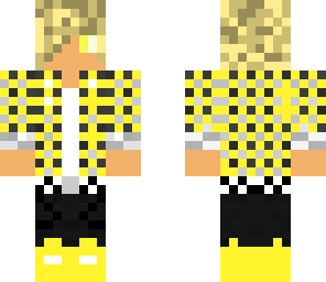 teen in yellow