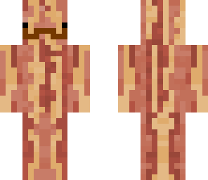 mustache bacon