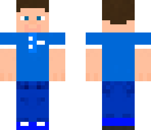 blue and white shirt with jeans