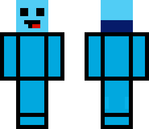 blue man